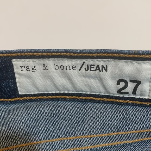 Rag & Bone Stevie Ankle Tie Capri Jeans in Paz - Picture 6 of 8